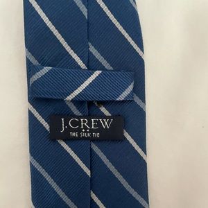 J crew blue striped tie
